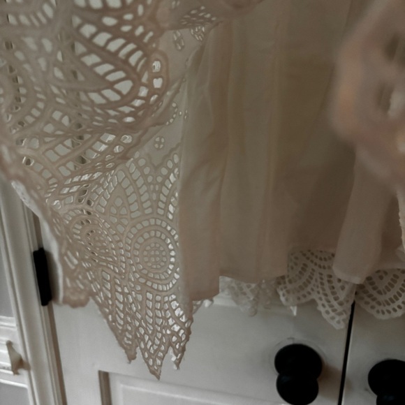 Ulla Johnson Simone Puff Sleeve Eyelet‎ Shift Dress Size 2 White Bridal Lace - Picture 8 of 16